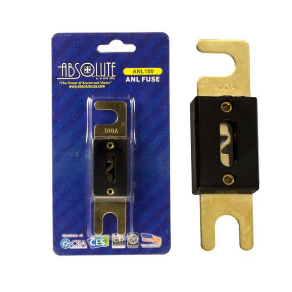 NIYAKA ANL Gold Plated Stud Car Fuses Mini Car Stereo Audio