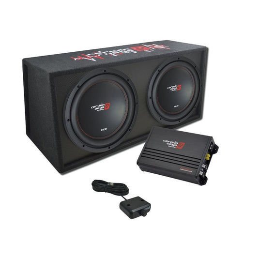 Cerwin Vega BKX212V XED Series 12" 500W RMS (1000 Peak Power Handling) Dual-Loaded Vented Basskit Subwoofers in Factory-Tuned Enclosure