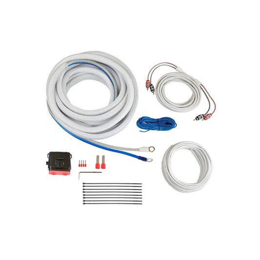Cerwin Vega CAKM42 4 Gauge Complete Waterproof Amp Kit, 20ft. with RCA, Speaker Cable