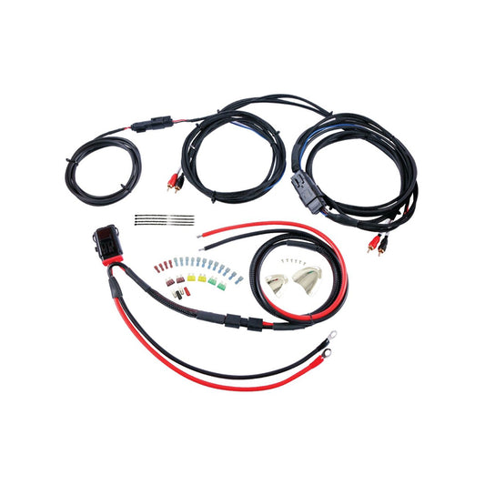 Cerwin Vega CMHR2 RPM Harley Davidson Specific 2 Channel Fairing and Bags Wiring Harness Kit