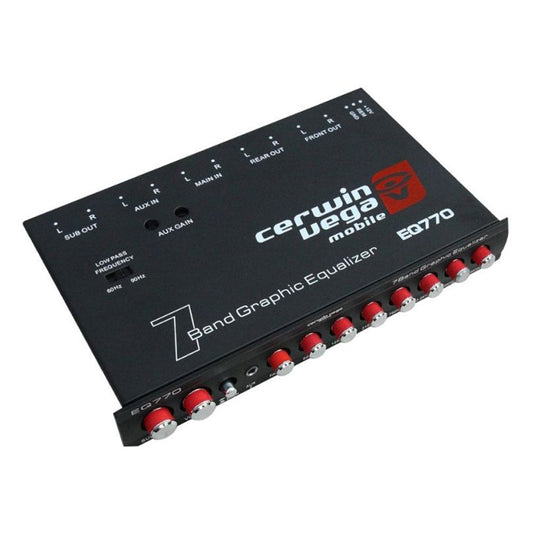 Cerwin Vega EQ770 7-Band Parametric EQ W/ AUX Input