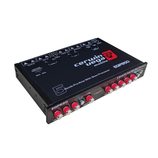 Cerwin Vega EQP850 5-Bands Pre-Amp with Bass Processor