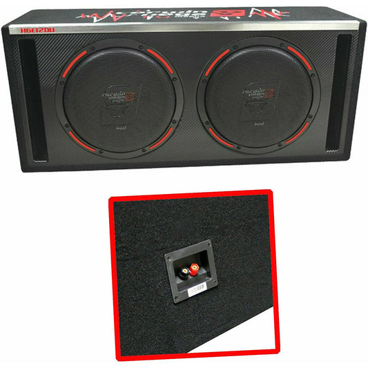Cerwin Vega H6E12DV 2400W Max (500W RMS) HED Series Dual Size Vented Subwoofer Enclosure