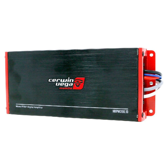 Cerwin Vega HRPM350.1D Waterproof 1 Channel 350W Marine Grade Class D Monoblock Amplifier