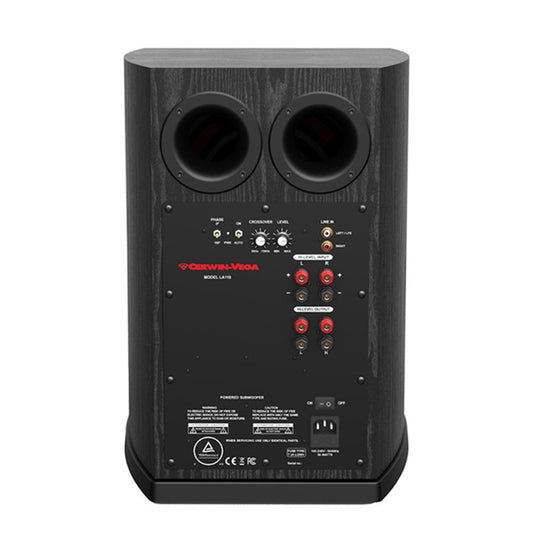 Cerwin Vega LA110B 10” POWERED BLACK ACTIVE SUBWOOFER SPEAKER-LA110B