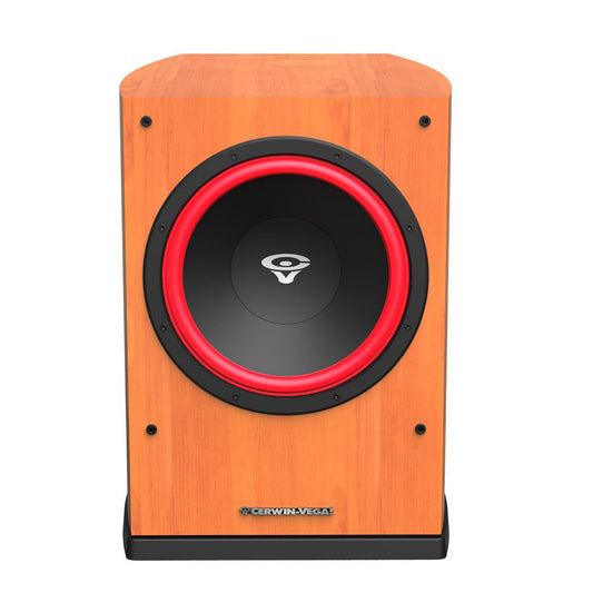 Cerwin Vega LA110C 10” POWERED COGNAC ACTIVE SUBWOOFER SPEAKER-LA110C