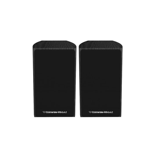 Cerwin Vega LA14B 4" 2-WAY BOOKSHELF BLACK PAIR SPEAKERS-LA14B