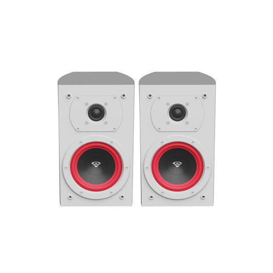 Cerwin Vega LA14W 4” 2-WAY BOOKSHELF WHITE PAIR SPEAKERS - LA14W