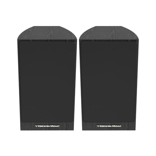 Cerwin Vega LA165B 6.5” 2-WAY BOOKSHELF BLACK PAIR SPEAKERS - LA165B