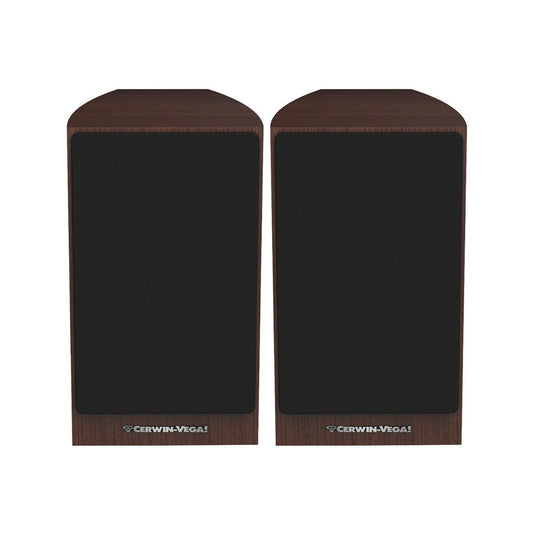 Cerwin Vega LA165E 6.5” 2-WAY BOOKSHELF EXPRESSO PAIR SPEAKERS - LA165E