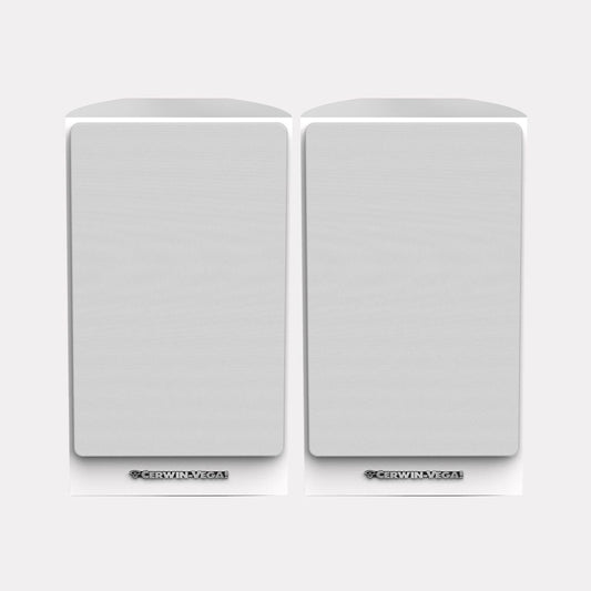 Cerwin Vega LA165W 6.5” 2-WAY BOOKSHELF WHITE PAIR SPEAKERS - LA165W