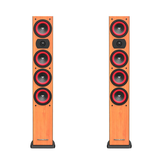 Pair of Cerwin Vega LA44C 4” 3-WAY TOWER COGNAC SPEAKER (Special Offer)