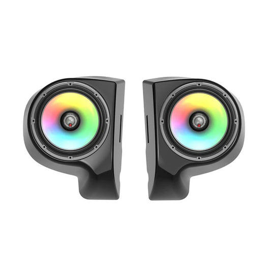 Cerwin Vega RPMPODSM65F4 500W Peak (250W RMS) 6.5 Inch RPM Stroker Series Speaker Kick Pods with LED for Harley-Davidson Motorcycles