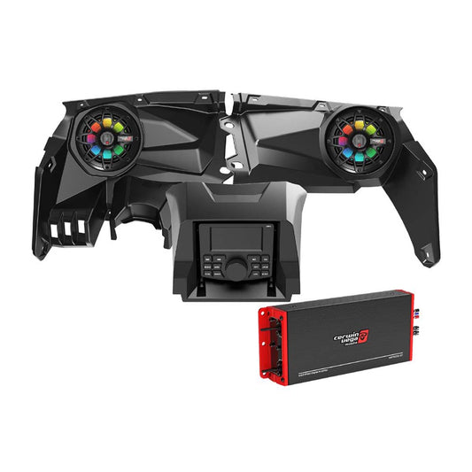 Cerwin Vega RPMX3KM1 2017+ Can Am Maverick X3/X3 Max Complete Speaker Kit with 4 Ch Amplifier and 10” Sealed Marine Subwoofer