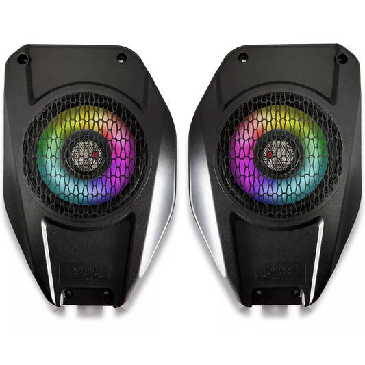 Cerwin Vega RVJP65OE 500W Peak (250W RMS) 6.5” Overhead Coaxial Marine Speakers with LEDs for 2018+ Jeep JL and Gladiator