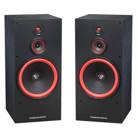 Cerwin Vega SL-15 15 Inch 3-Way Floor Tower Speakers (Pair)