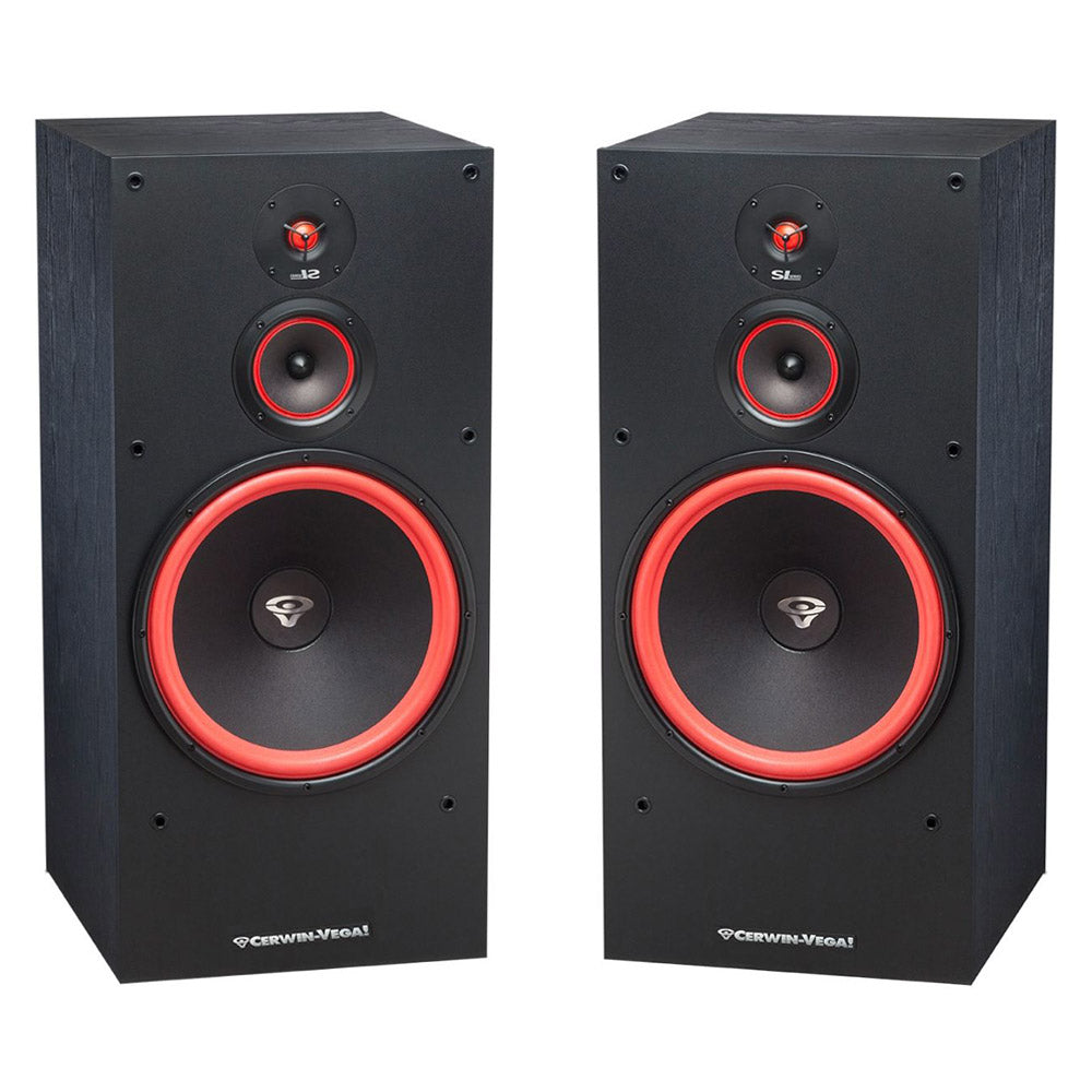 Pair of Cerwin Vega SL-15 15 Inch 3-Way Floor Tower Speakers