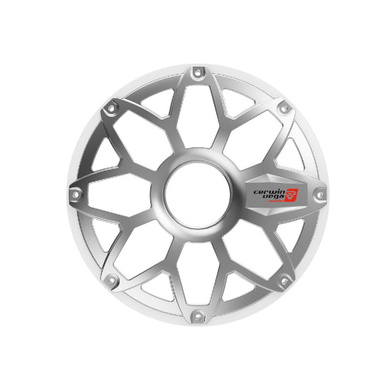 Cerwin Vega SM10FGW RPM Stroker Series 10” Flush Mount Speaker Grill, Steel with Powder Coating (White)