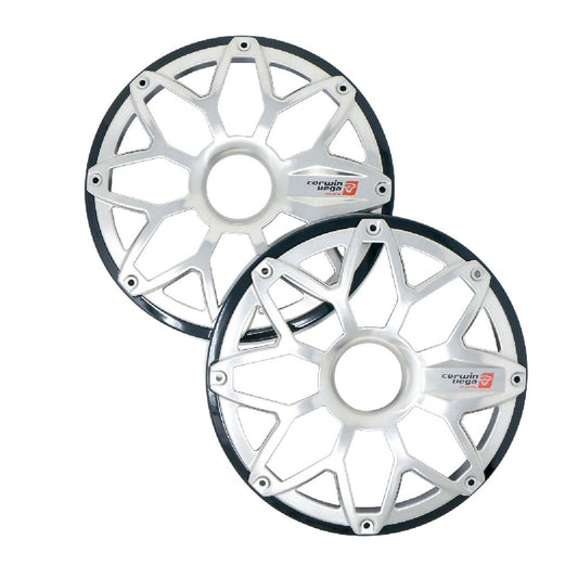 Cerwin Vega SM65FGB 6.5" Flush Mount Speaker Grill (Pair) – Black