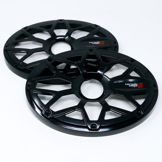 Cerwin Vega SM69FBB 6" X 9" Flush Mount Speaker Steel Grill with Powder Coating Black (Pair)
