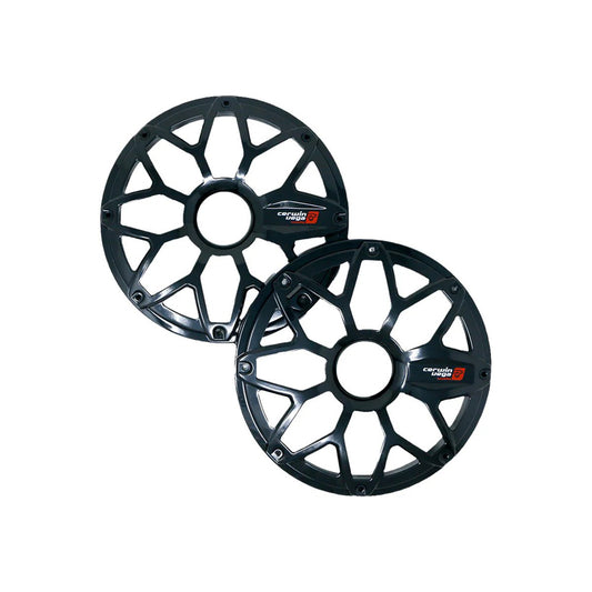 Cerwin Vega SM8FBB RPM Stroker 8" Flush Mount Speaker Grill, Steel With Powder Coating, Pair (Black)