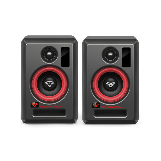Cerwin Vega VEGA4SB-PR 4 Inch 2-Way Powered Studio Monitor Pair