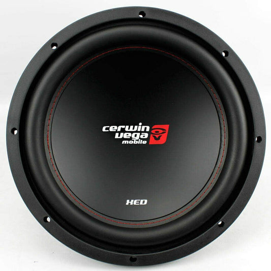 Cerwin Vega XED12V2 1000W Max 125W RMS 12" XED Series Single 4-Ohm Car Subwoofer