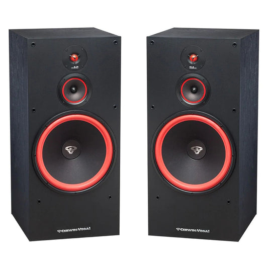 Cerwin Vega SL-12 12 Inch 3-Way Floor Tower Speakers (Pair)