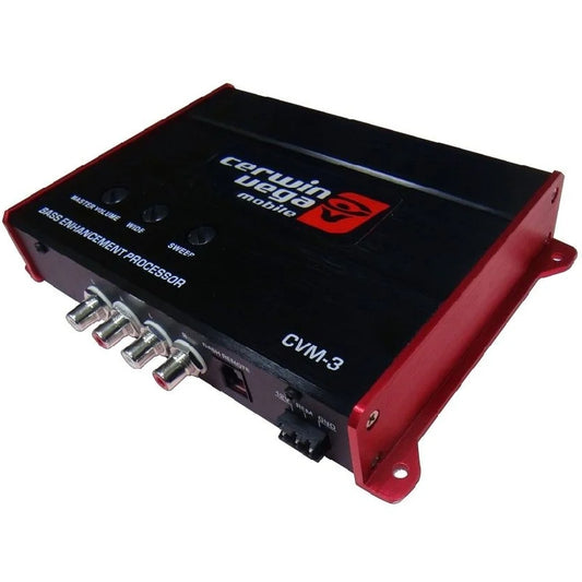 Cerwin Vega CVM3 2-Channel Preamp Inputs and Outputs Digital Bass Enhancer