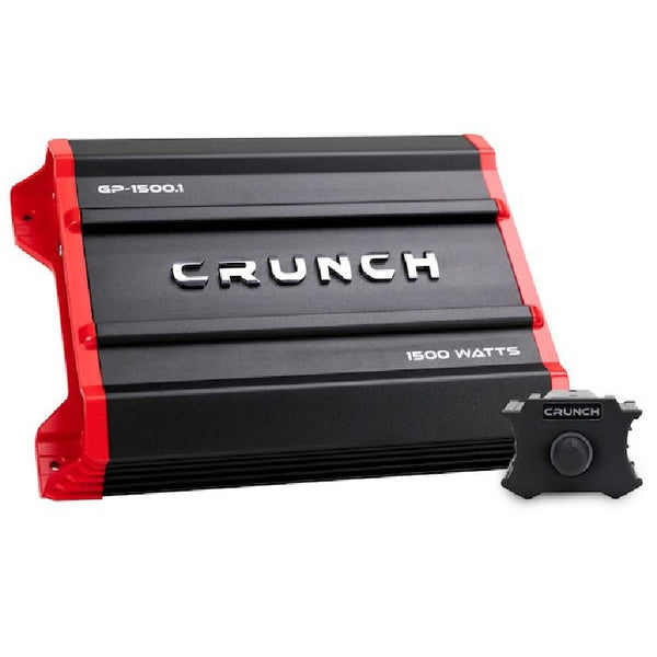 Crunch GP15001 1500 Watts Ground Pounder Mono Subwoofer Car Amplifier