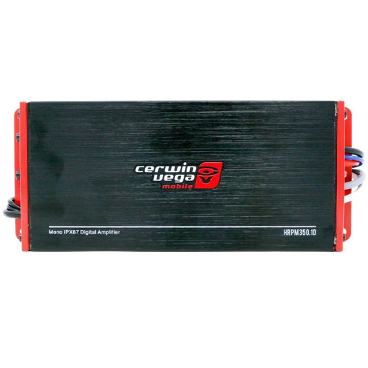 Cerwin Vega HRPM350.1D Waterproof 1 Channel 350W Marine Grade Class D Monoblock Amplifier