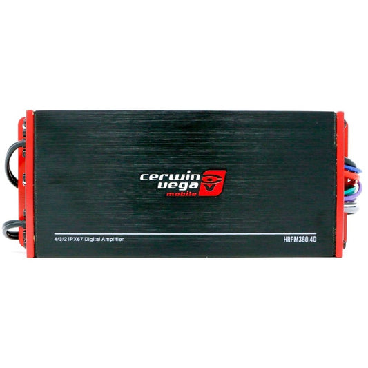 Cerwin Vega HRPM360.4D HED Series Marine Compact 4-Channel Class-D Amplifier
