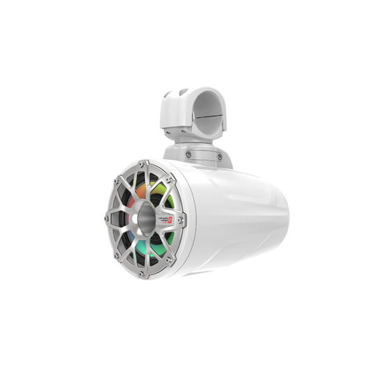 Cerwin Vega SL65F4W 300W Peak (150W RMS) 6.5” SL Series 2-Way Long Pod Coaxial Speaker System with LED Lights - White