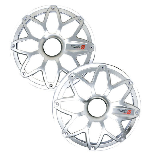 Cerwin Vega SM65FGW RPM Stroker 6.5" Flush Mount Speaker Grill, White Pair