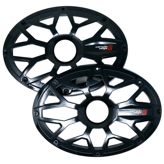 Cerwin Vega SM69FBB 6" X 9" Flush Mount Speaker Steel Grill with Powder Coating Black (Pair)