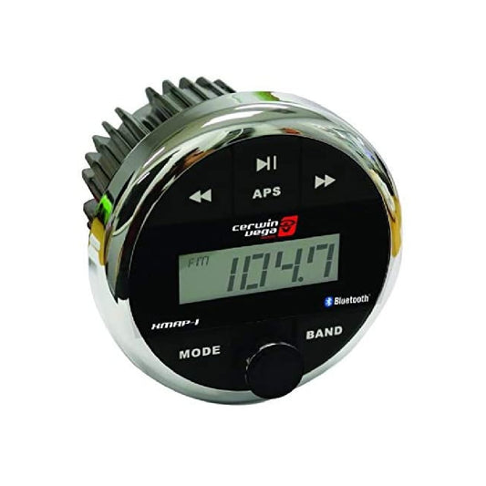 Cerwin Vega XMAP1 RPM XED 3” Waterproof In-Dash Gauge Mount Marine Audio Player